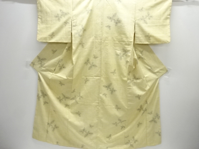 JAPANESE KIMONO / TSUMUGI / WOVEN BUTTERFLY